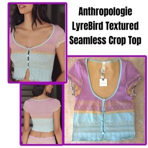 Anthropologie LyreBird Crop Top